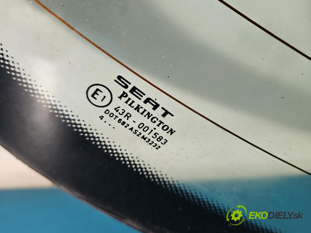 Seat Cordoba II 6L 2002-2008 1.4 16v 75 hp manual 55 kW 1390 cm3 5- sklo zadní  (Zadní sklo)