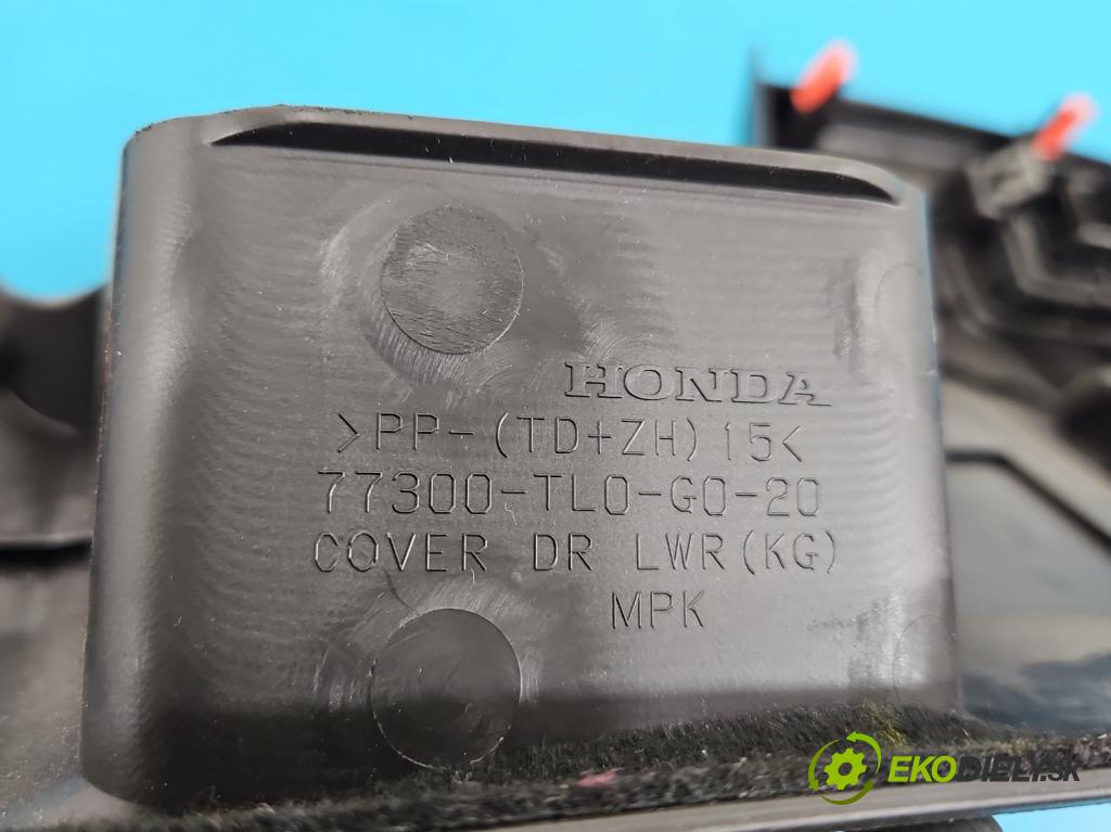 Honda Accord VIII 2008-2015 2.0 156 HP manual 115 kW 1997 cm3 4- kryt plast 77300-TL0-G0-20