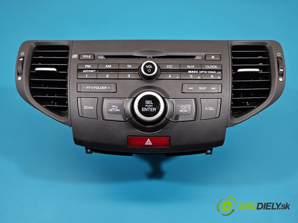 Honda Accord VIII 2008-2015 2.0 156 HP manual 115 kW 1997 cm3 4- Radio originál 39100-TL0-G000
