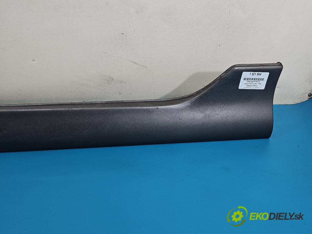 Toyota Corolla E12 2001-2009 1.8 VVTI usa 135 HP manual 99 kW 1794 cm3 4- lišta práh: ľavé 76902-02030 (Lišta prahová)