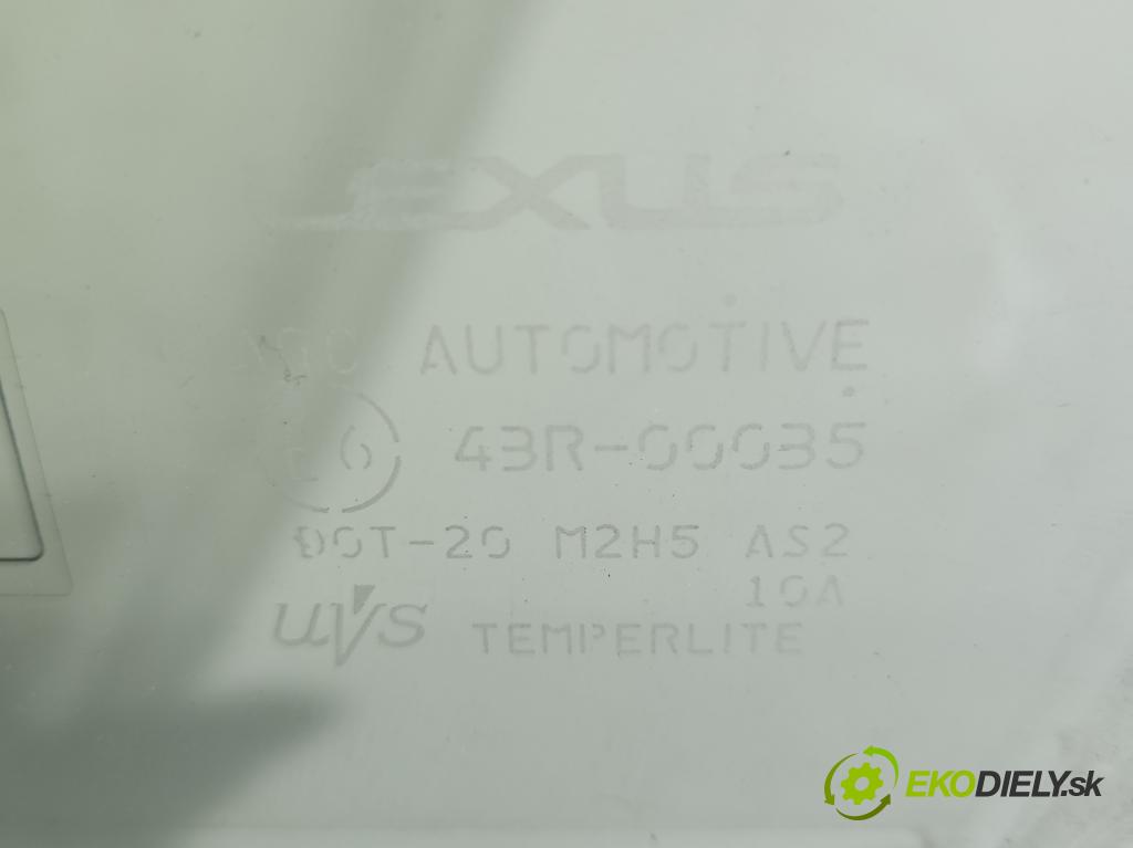 Lexus NX I 2014-2021 2.0 T 238HP automatic 175 kW 1998 cm3 5- sklo dvere predné ľavé
