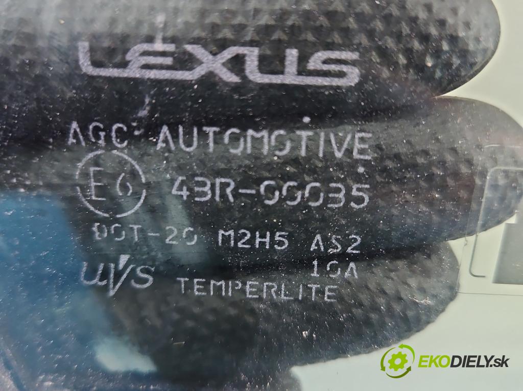 Lexus NX I 2014-2021 2.0 T 238HP automatic 175 kW 1998 cm3 5- sklo dvere predné pravé