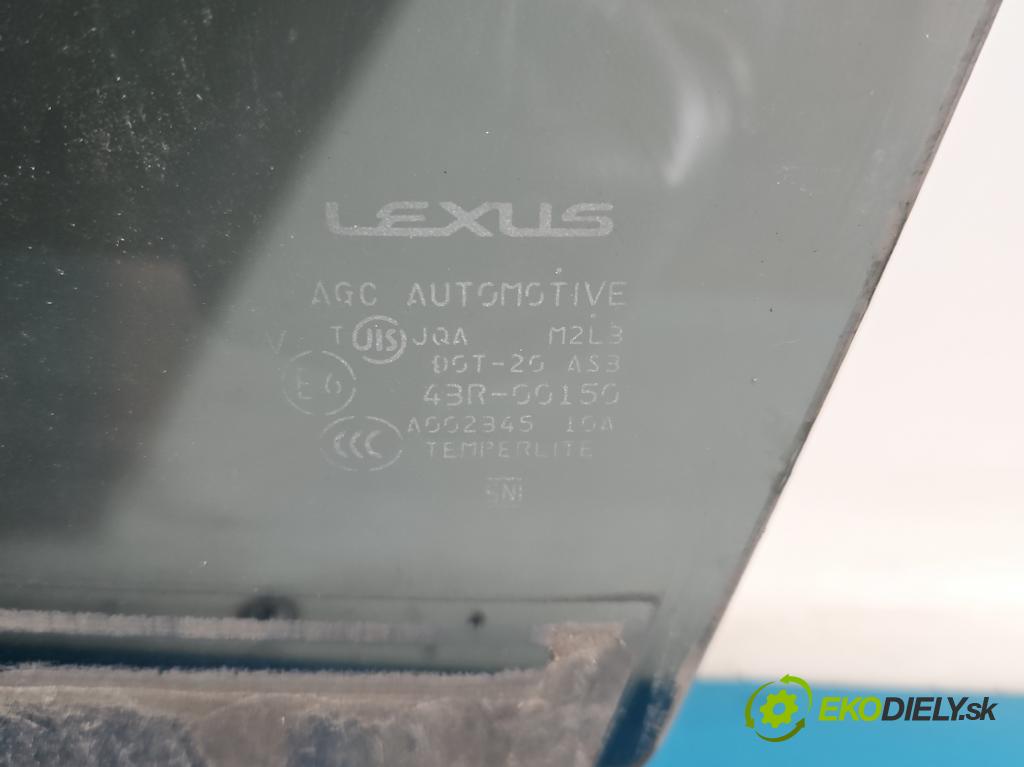 Lexus NX I 2014-2021 2.0 T 238hp automatic 175 kW 1998 cm3 5- sklo dveře zadní levé