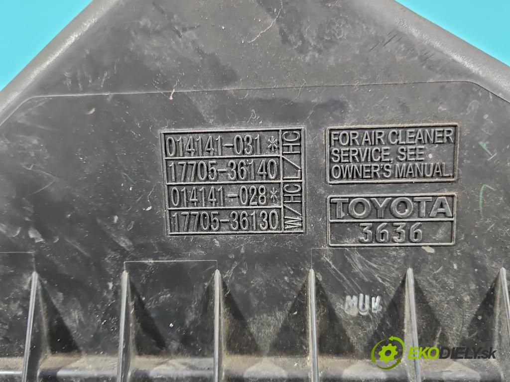 Lexus NX I 2014-2021 2.0 T 238HP automatic 175 kW 1998 cm3 5- obal filtra vzduchu 17705-36140 (Obal vzduchového filtra)