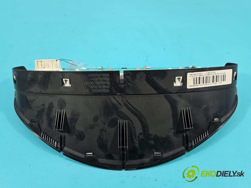 Peugeot 407 1.8 16V 116 HP manual 85 kW 1749 cm3 4- prístrojovka/ budíky 9646259480 (Prístrojová doska)