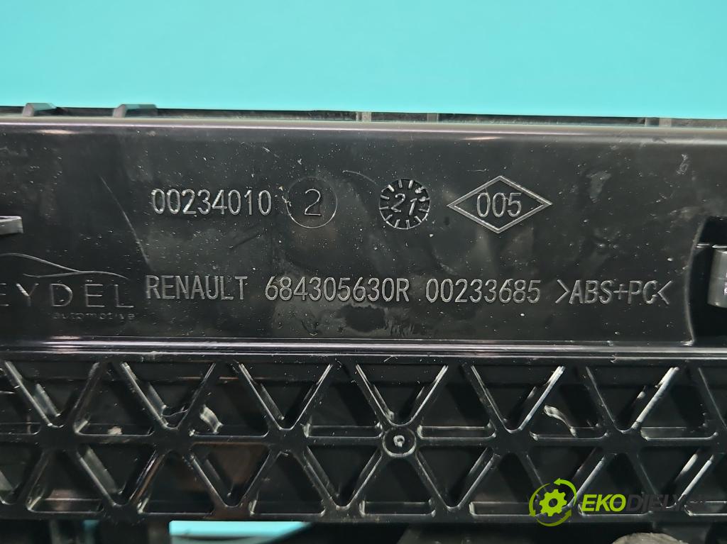 Renault Master III 2010-2024 2.3 DCI 163 HP manual 120 kW 2299 cm3 5- Rukojeť: na nápoje: 684305630R (Držiak (úchyt) na nápoje)