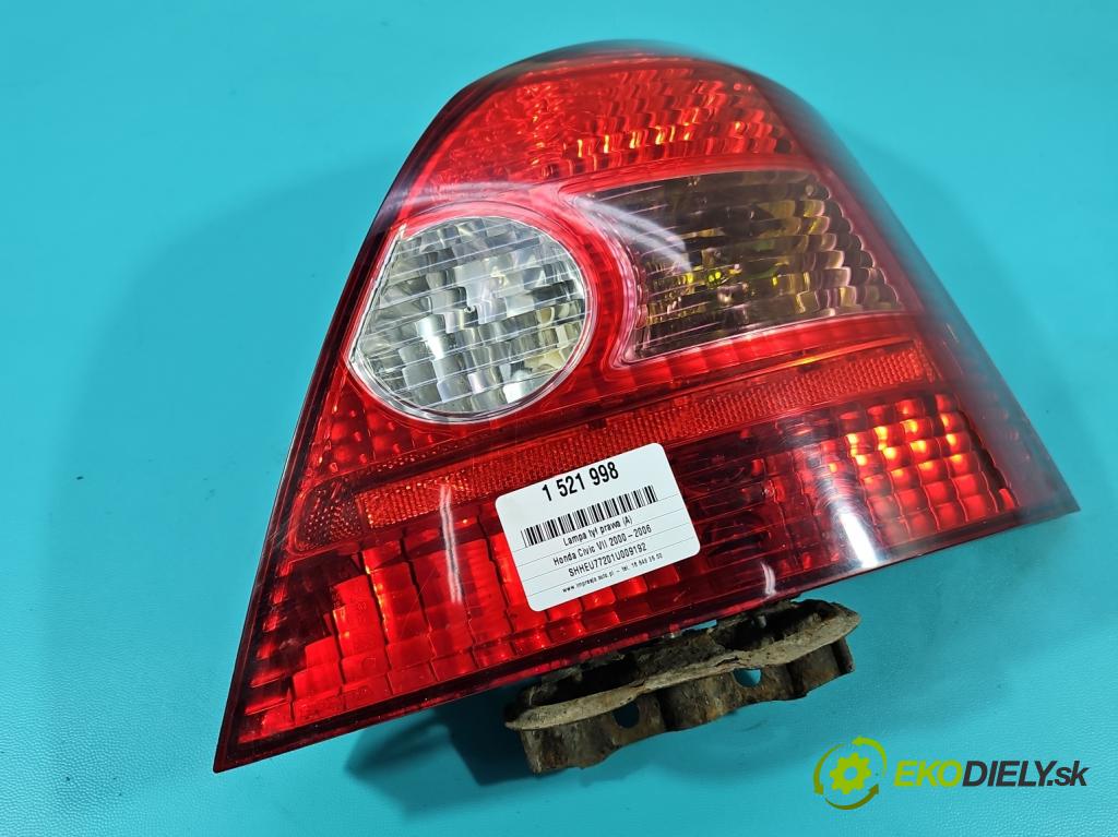 Honda Civic VII 2000-2006 1.4 16V 90 hp manual 66 kW 1396 cm3 5- světlo zadní pravé  (Klika dveří ostatní)