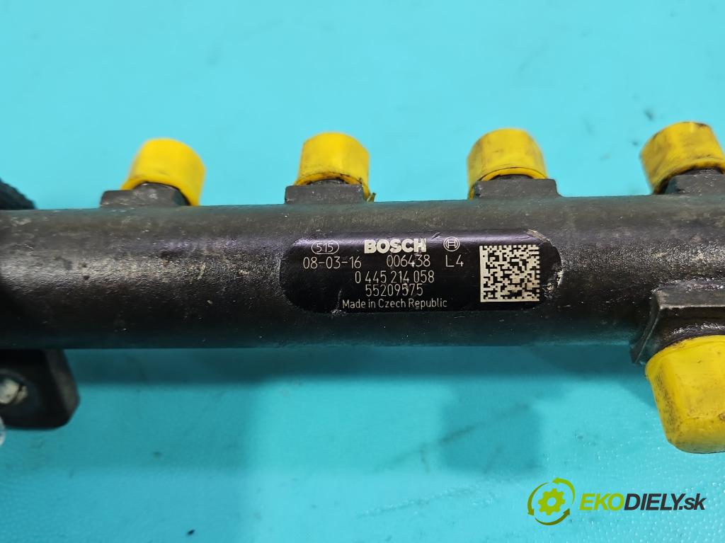 Fiat Croma II 2005-2010 1.9 jtd 150 HP manual 110 kW 1910 cm3 5- lišta vstrekovacia 0445214058 (Vstrekovacia lišta)