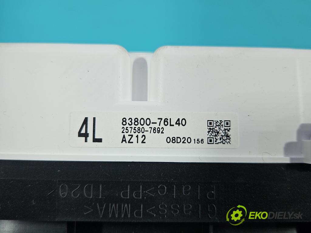 Lexus CT 2010-2022 1.8 VVTI 99 HP automatic 73 kW 1798 cm3 5- prístrojovka/ budíky 83800-76L40 (Prístrojová doska)