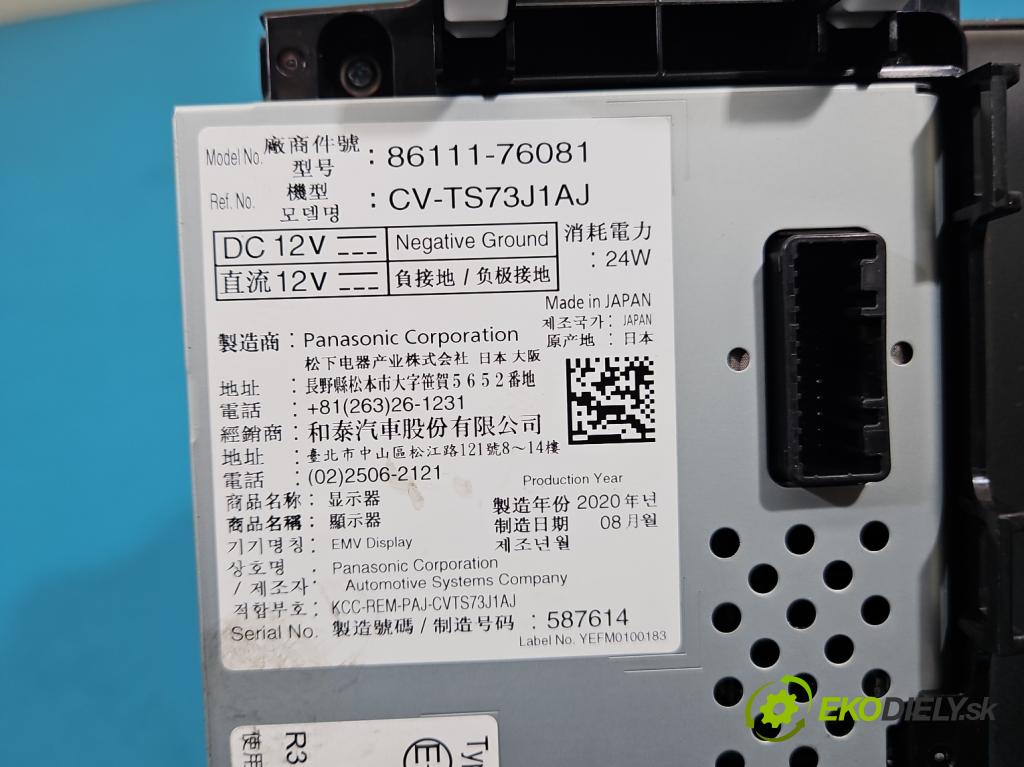 Lexus CT 2010-2022 1.8 VVTI 99 HP automatic 73 kW 1798 cm3 5- Zobrazit: 86111-76081 (Prístrojová doska)