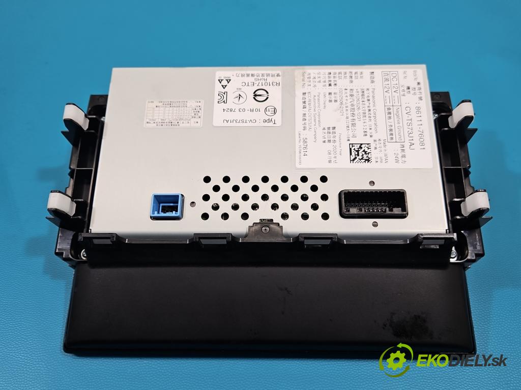 Lexus CT 2010-2022 1.8 VVTI 99 HP automatic 73 kW 1798 cm3 5- Zobrazit: 86111-76081 (Prístrojová doska)