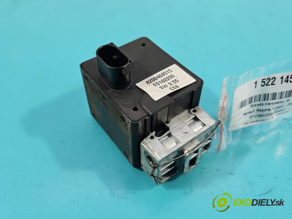 Renault Megane II 2003-2008 1.6 16v 113 hp manual 83 kW 1598 cm3 3- Blokada: řízení: 8200468515 (Řízení ostatní)