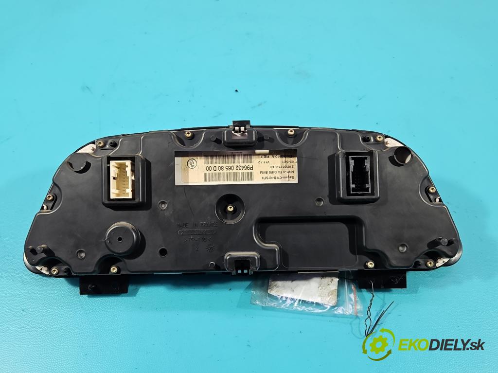 Citroen Xsara II 2000-2004 1.9d 69KM manual 51 kW 1868 cm3 5- prístrojovka/ budíky 9643206580 (Prístrojová doska)