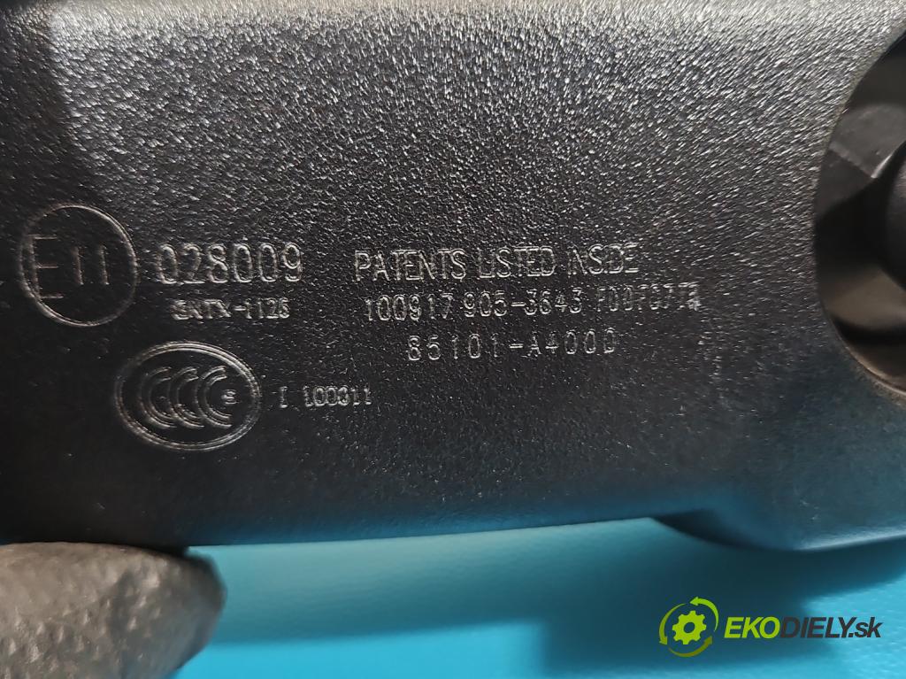 Kia Stinger 2017-2023 2.0 T-GDI: 256KM automatic 188 kW 1998 cm3 5- zrkadlo uvnitř: 85101-A4000 (Spätné zrkadlo vnútorné)