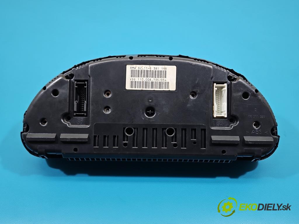 Bmw 5 E39 1996-2003 3.0d 193 HP manual 142 kW 2926 cm3 4- prístrojovka/ budíky 8381198 (Prístrojová doska)