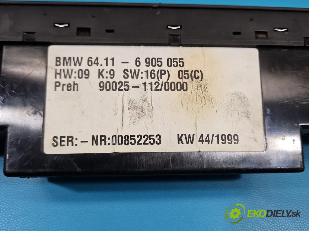 Bmw 5 E39 1996-2003 3.0d 193 HP manual 142 kW 2926 cm3 4- panel kúrenia 6905055