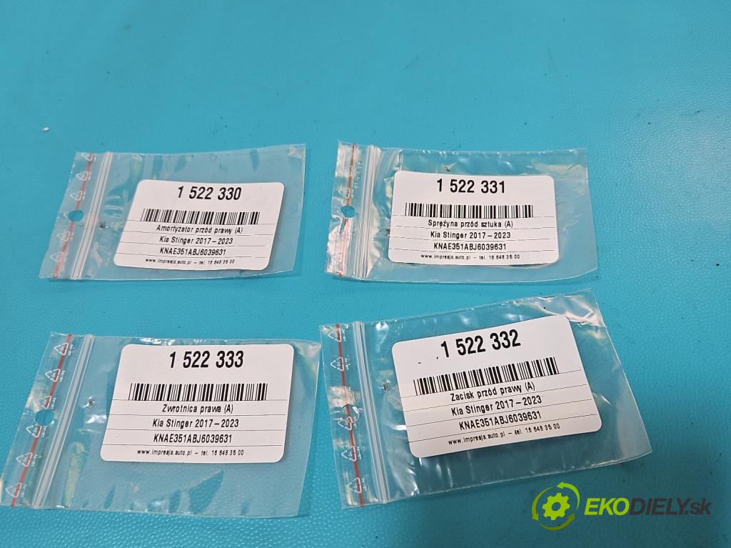 Kia Stinger 2017-2023 2.0 T-GDI: 256KM automatic 188 kW 1998 cm3 5- tlmič predné pravý 54660-J5160 (Kľučka dverí ostatné)