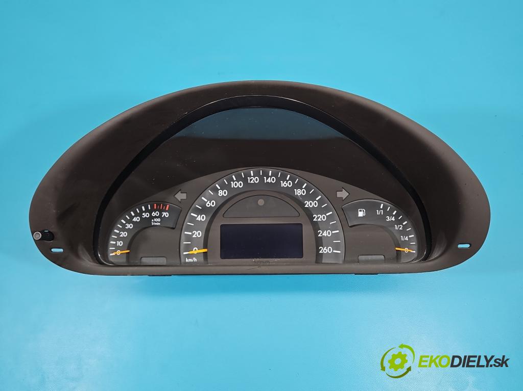Mercedes C W203 2000-2007 2.0 kompressor 163 HP automatic 120 kW 1998 cm3 5- prístrojovka/ budíky A2035406111 (Prístrojová doska)