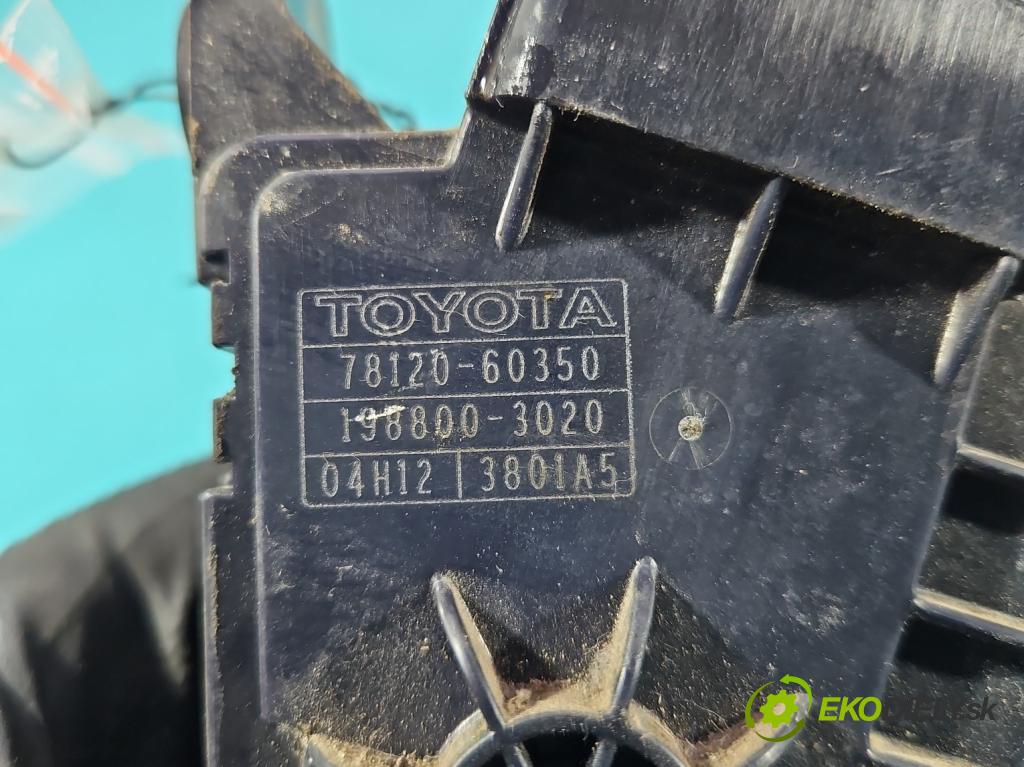 Toyota Land Cruiser J120 2002-2010 3.0 D4D 166 HP automatic 122 kW 2982 cm3 5- pedal plyn potenciometr: 78120-60350