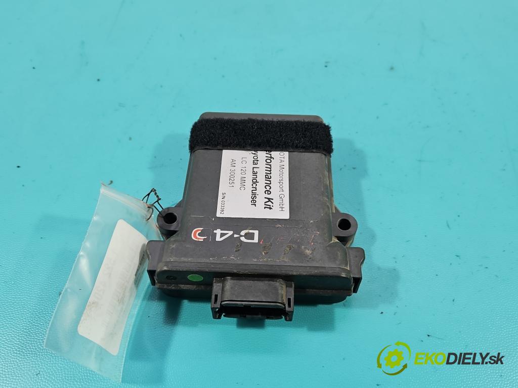 Toyota Land Cruiser J120 2002-2010 3.0 D4D 166 HP automatic 122 kW 2982 cm3 5- riadiaca jednotka ostatné LC120MMC