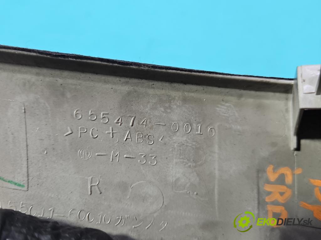 Toyota Land Cruiser J120 2002-2010 3.0 D4D 166 HP automatic 122 kW 2982 cm3 5- Mřížka: kúrenia stredová 655643-0040 (Mriežka kúrenia (fukár))