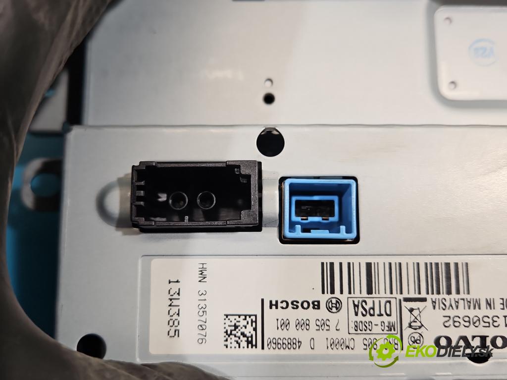 Volvo V40 II 2012-2019 1.6 T3 150 HP manual 110 kW 1596 cm3 5- Zobrazit: 31350692 (Prístrojová doska)