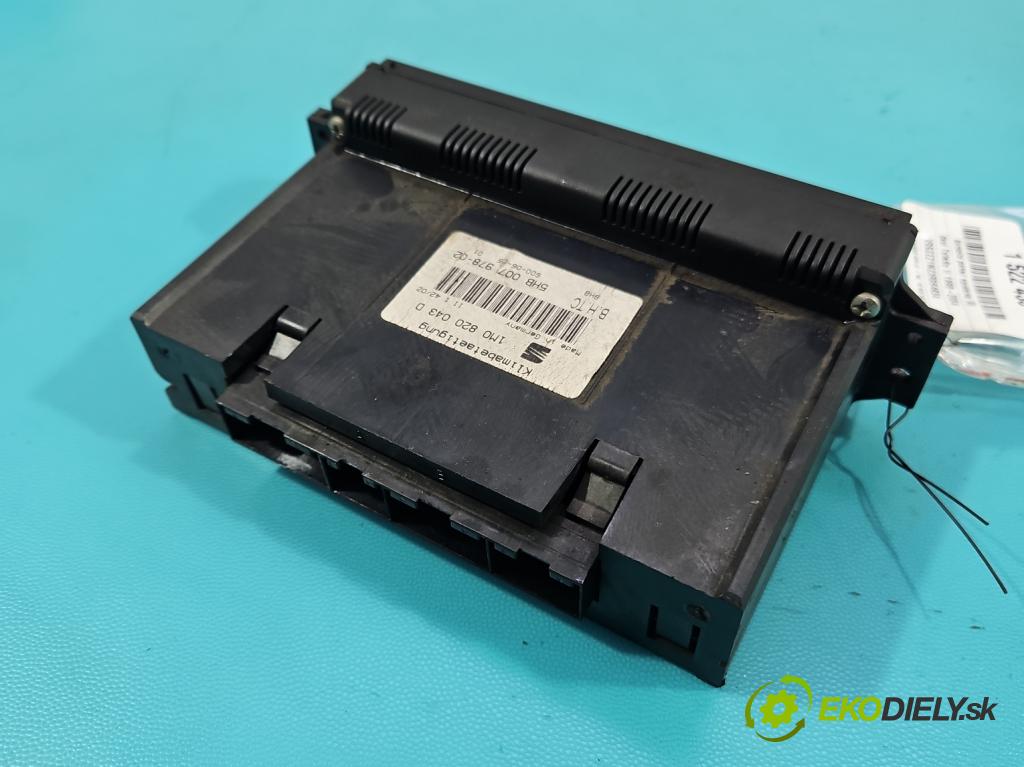 Seat Toledo II 1998-2004 1.9 tdi 110 HP manual 81 kW 1896 cm3 4- panel kúrenia 1M0820043D