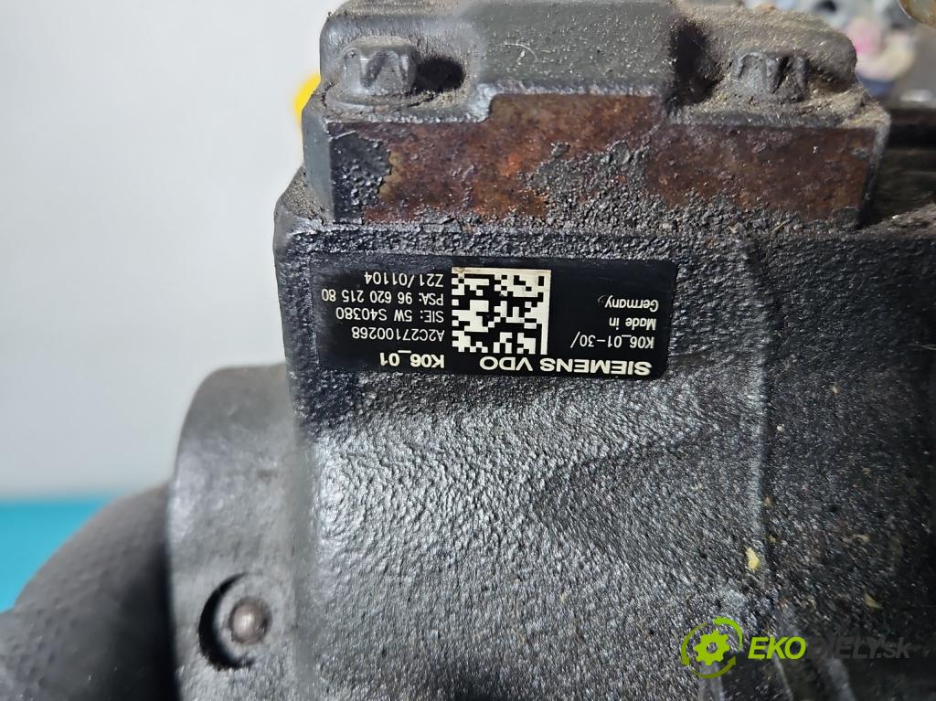 Ford S-max I 2006-2015 2.0 TDCI 140 HP manual 103 kW 1997 cm3 5- čerpadlo vstrekovacia 9662021580 (Vstrekovacie čerpadlo)