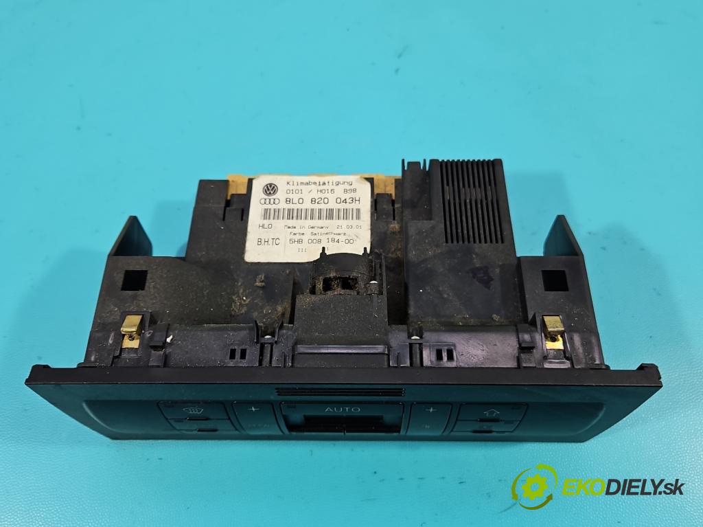 Audi A3 8L 1996-2003 1.6 SR 102 HP manual 75 kW 1595 cm3 3- panel kúrenia 8L0820043H