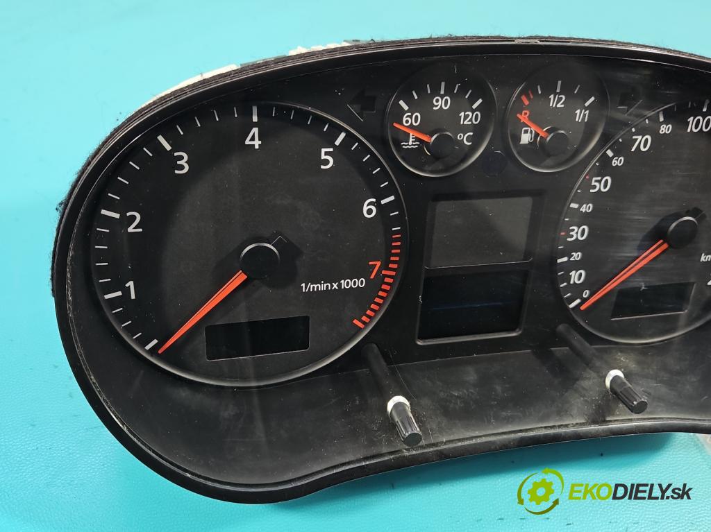 Audi A3 8L 1996-2003 1.6 SR 102 HP manual 75 kW 1595 cm3 3- prístrojovka/ budíky 8L0920900F (Prístrojová doska)