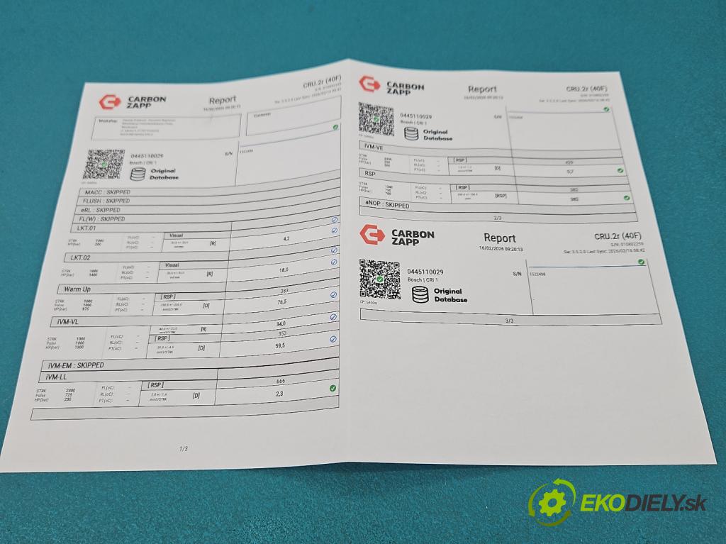 Bmw 5 E39 1996-2003 3.0d 193 HP manual 142 kW 2926 cm3 4- vstrek 0445110029 (Vstrekovač paliva)
