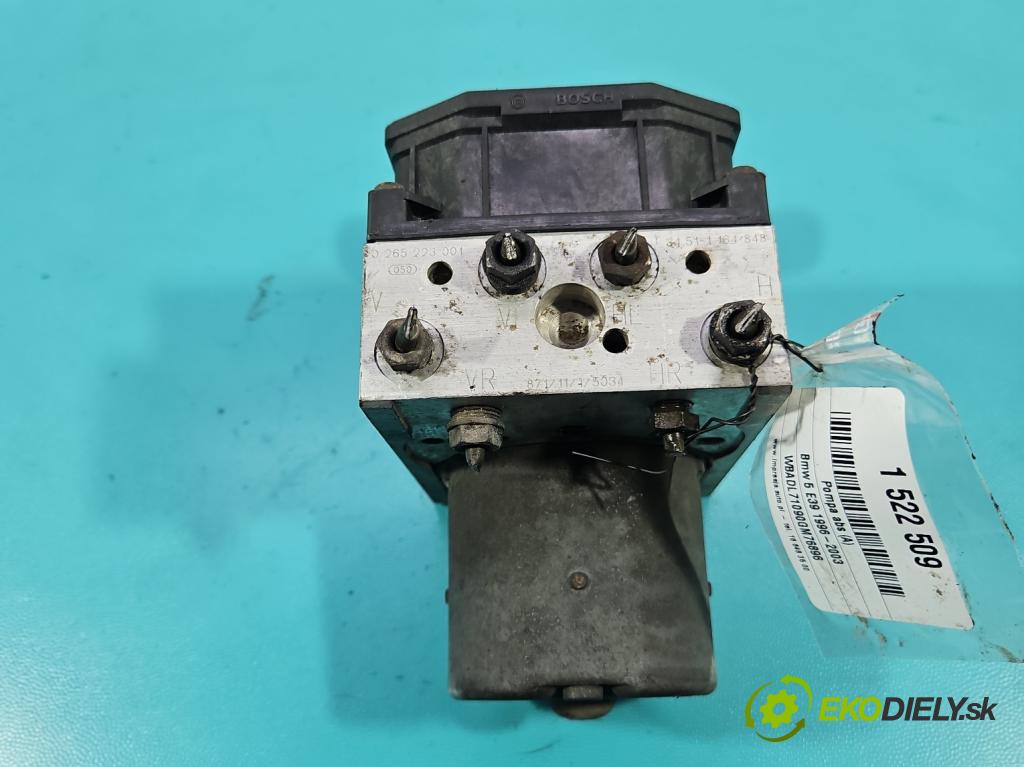 Bmw 5 E39 1996-2003 3.0d 193 HP manual 142 kW 2926 cm3 4- čerpadlo abs 0265900001 (Pumpa ABS)