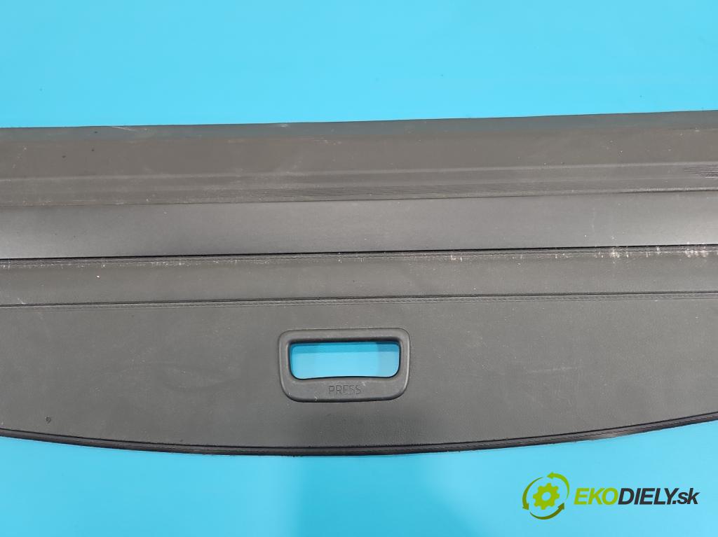 Skoda Fabia III 2014- 2021 1.2 TSI 110 hp manual 81 kW 1197 cm3 5- roleta 6V9867871B (Roleta zavazadlového prostoru)