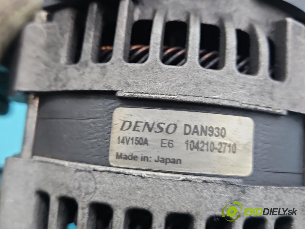 Mazda 3 I BK 2003-2009 1.6 citd 109 HP manual 80 kW 1560 cm3 5- Alternator 104210-2710 (Alternátor)