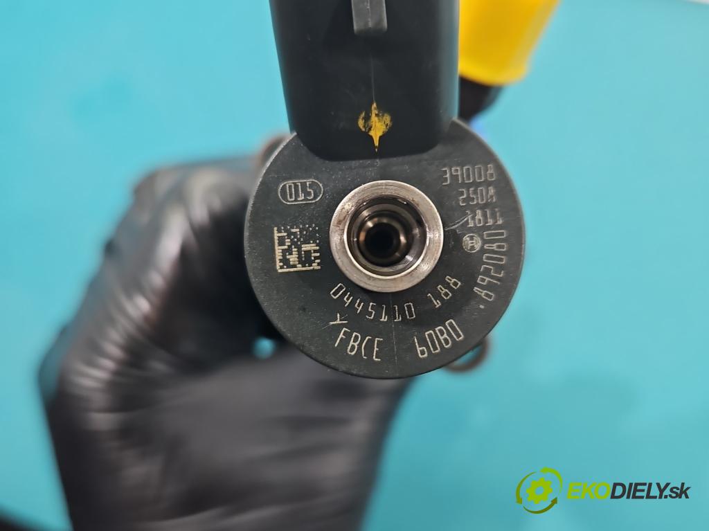 Mazda 3 I BK 2003-2009 1.6 citd 109 hp manual 80 kW 1560 cm3 5- vstřikovač 0445110188 (Vstřikovač paliva)