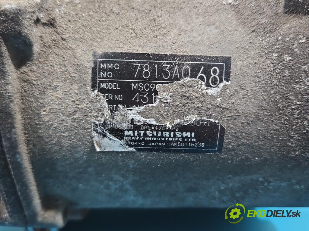 Mitsubishi Outlander II 2006-2013 2.0 DI-D 140 HP manual 103 kW 1968 cm3 5- Kompresor: klimatizácie 7813A068 (Kompresor klimatizácie)