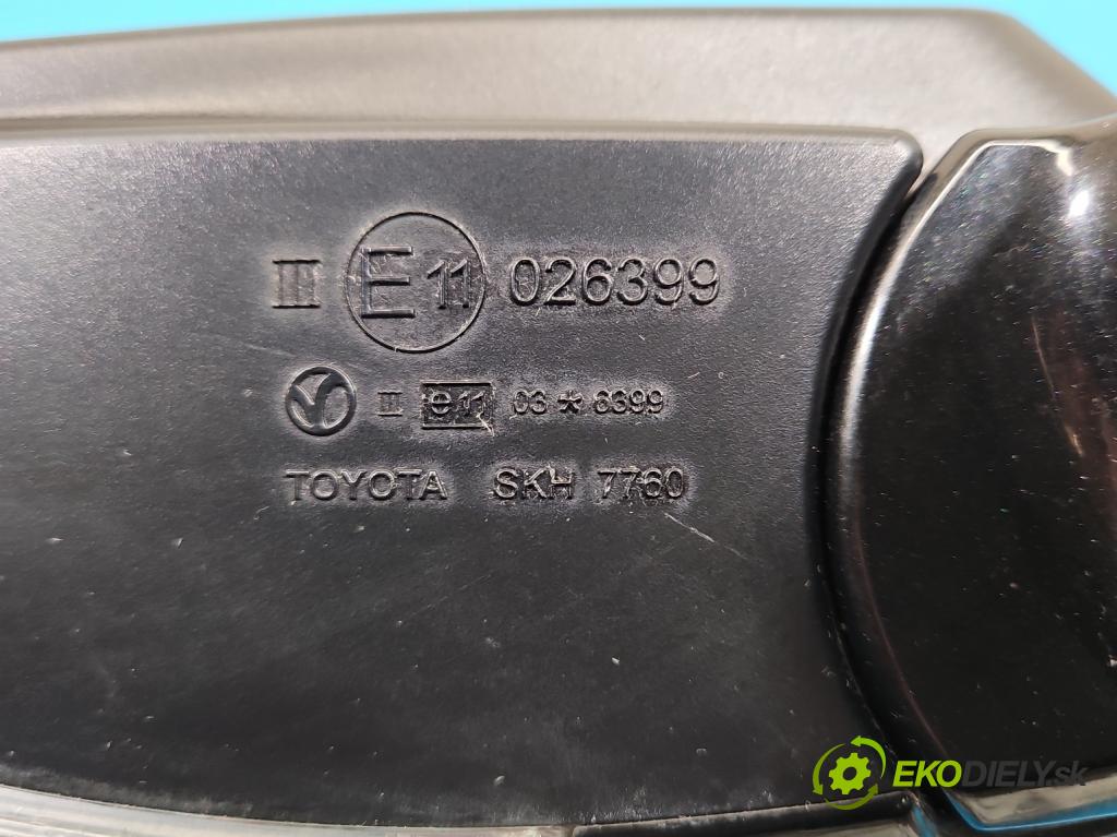 Toyota Avensis III T27 2009-2018 2.0 D4D 126 HP manual 93 kW 1998 cm3 4- zrkadlo ľavé  (Kľučka dverí ostatné)