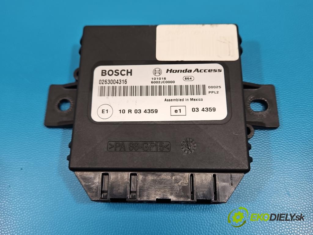Honda Accord VIII 2008-2015 2.0 156 HP manual 115 kW 1997 cm3 4- riadiaca jednotka parkovaní: 0263004316