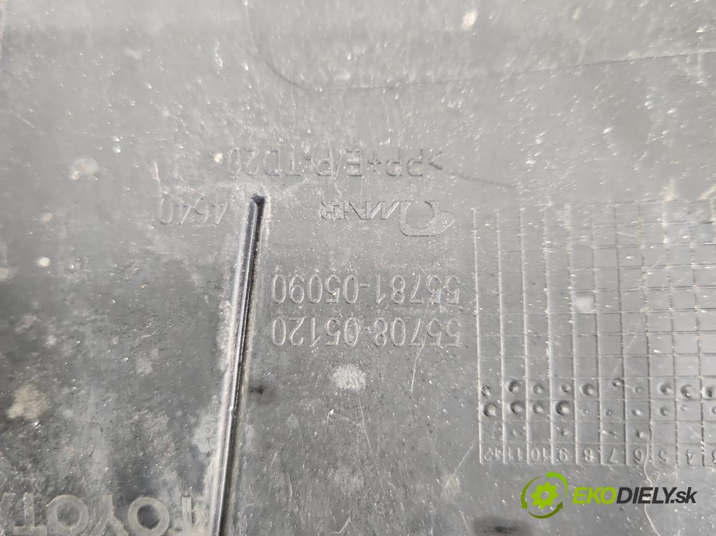 Toyota Avensis III T27 2009-2018 2.0 D4D 126 HP manual 93 kW 1998 cm3 4- torpédo 55708-05120 (Torpédo (plast pod čelným sklom))