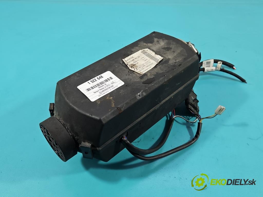 Renault Master III 2010-2024 2.3 DCI 163 HP manual 120 kW 2299 cm3 5- Webasto 55610029608 (Webasto (nezávislé kúrenie))