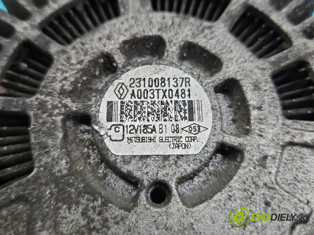 Renault Master III 2010-2024 2.3 DCI 163 HP manual 120 kW 2299 cm3 5- Alternator 231008137R (Alternátor)