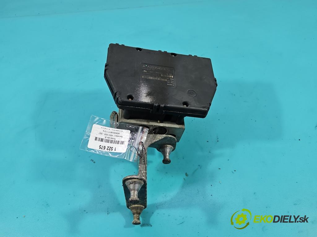 Mercedes C W203 2000-2007 2.0 kompressor 163 HP automatic 120 kW 1998 cm3 5- čerpadlo abs A2035451632 (Pumpa ABS)