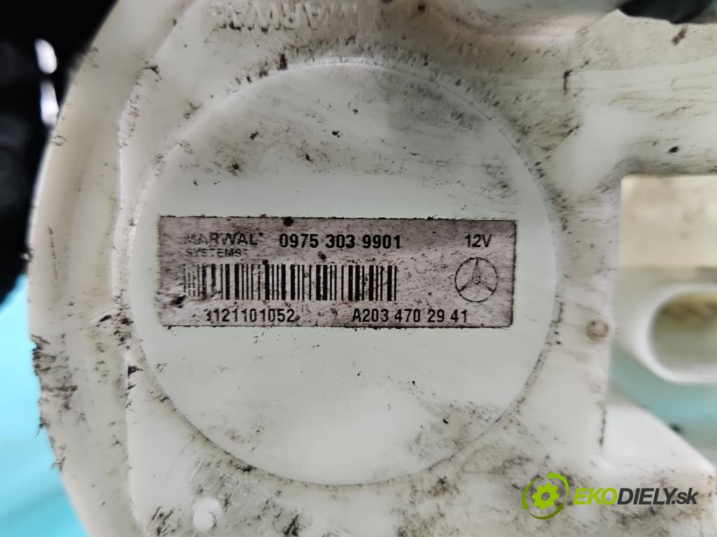 Mercedes C W203 2000-2007 2.0 kompressor 163 HP automatic 120 kW 1998 cm3 5- snímač úroveň: palivo A2034702941 (Snímač)