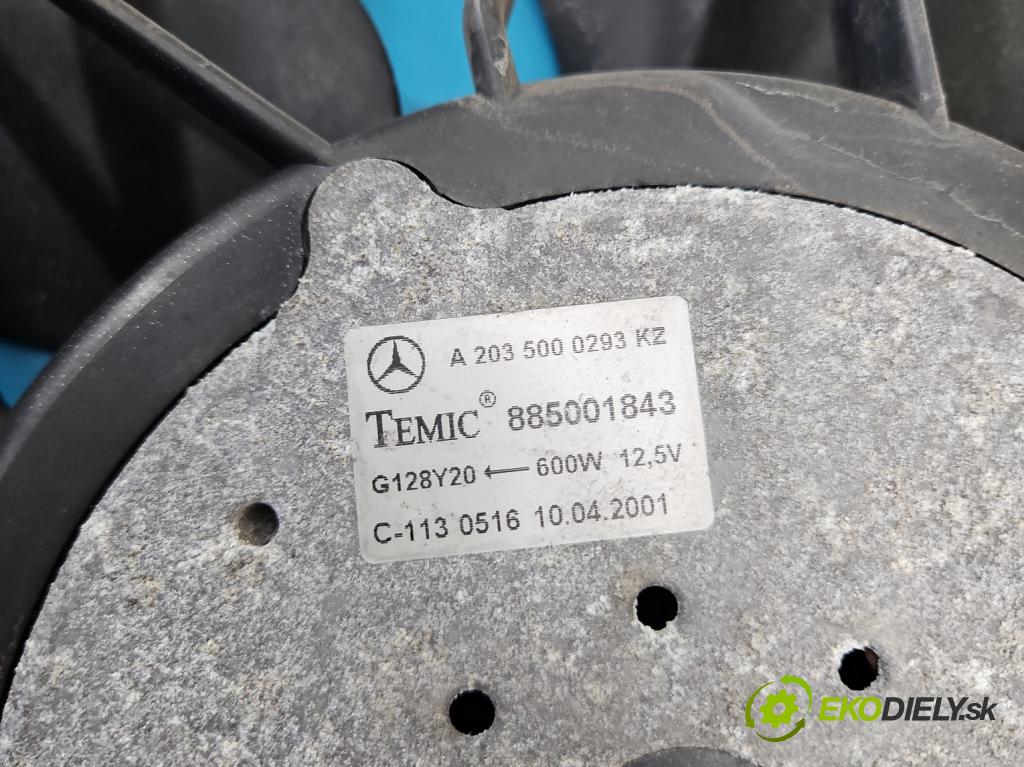 Mercedes C W203 2000-2007 2.0 kompressor 163 hp automatic 120 kW 1998 cm3 5- ventilátor chladič A2035000293KZ