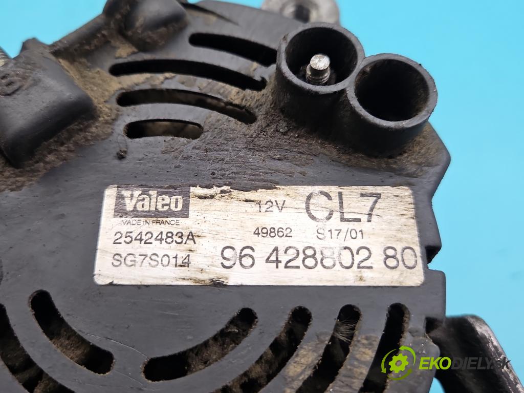 Citroen Xsara II 2000-2004 1.9d 69KM manual 51 kW 1868 cm3 5- Alternator 9642880280 (Alternátor)