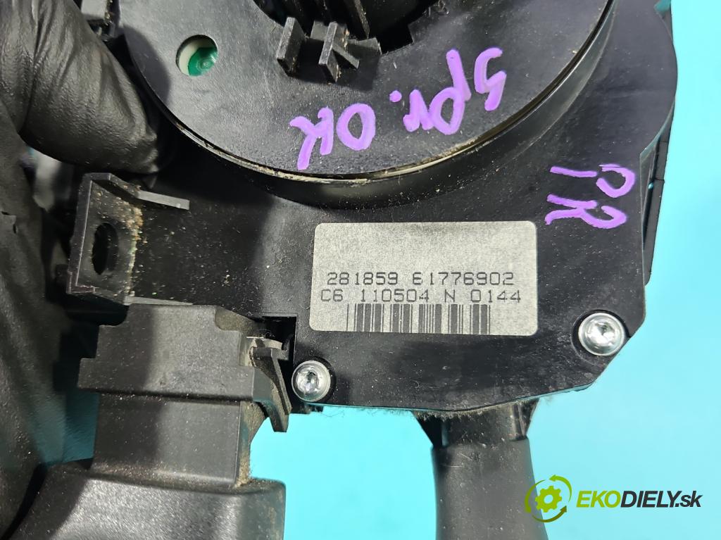 Peugeot 407 1.8 16V 116 HP manual 85 kW 1749 cm3 4- prepínač komplex: 96473051XT (Prepínacie páčky pod volantom)