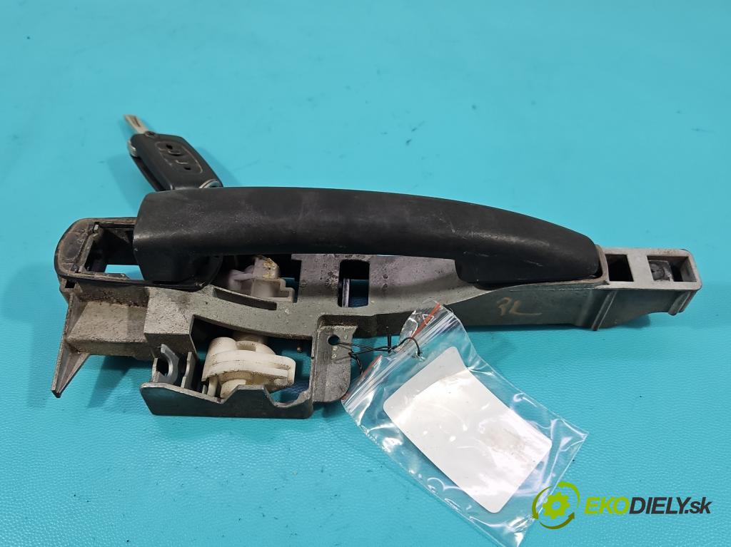 Peugeot 407 1.8 16V 116 HP manual 85 kW 1749 cm3 4- rukoväť predné ľavé mimo: 9653401680 (Kľučka dverí vonkajšia predná ľavá)