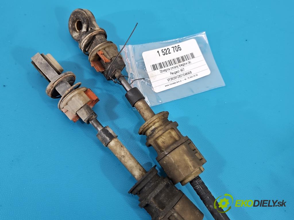 Peugeot 407 1.8 16V 116 HP manual 85 kW 1749 cm3 4- Páka: Změny: stupeň,rýchlosť 9641678680 (Rýchlostná páka (kulisa))