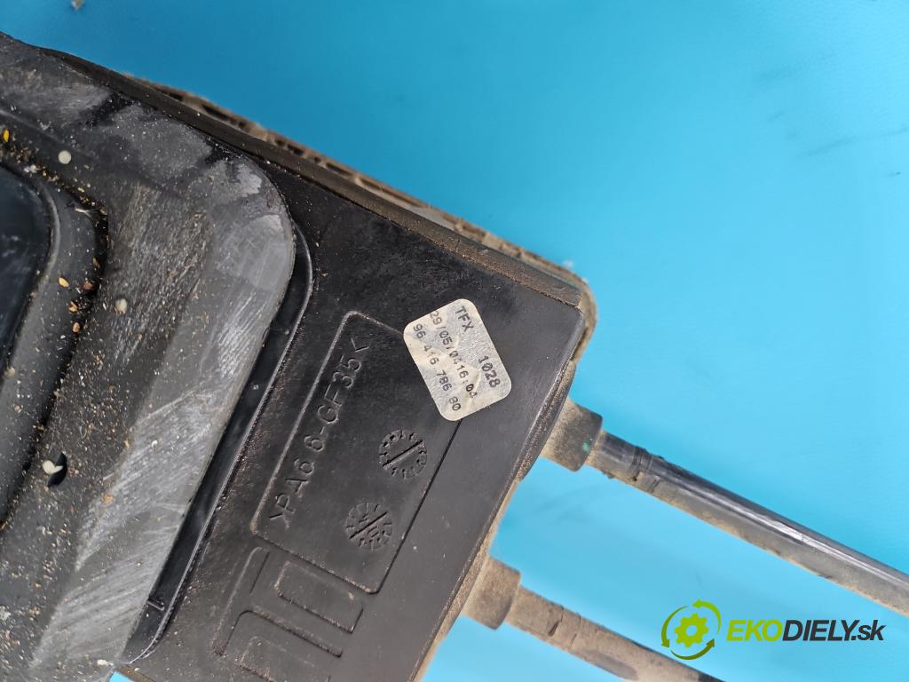 Peugeot 407 1.8 16V 116 HP manual 85 kW 1749 cm3 4- Páka: Změny: stupeň,rýchlosť 9641678680 (Rýchlostná páka (kulisa))