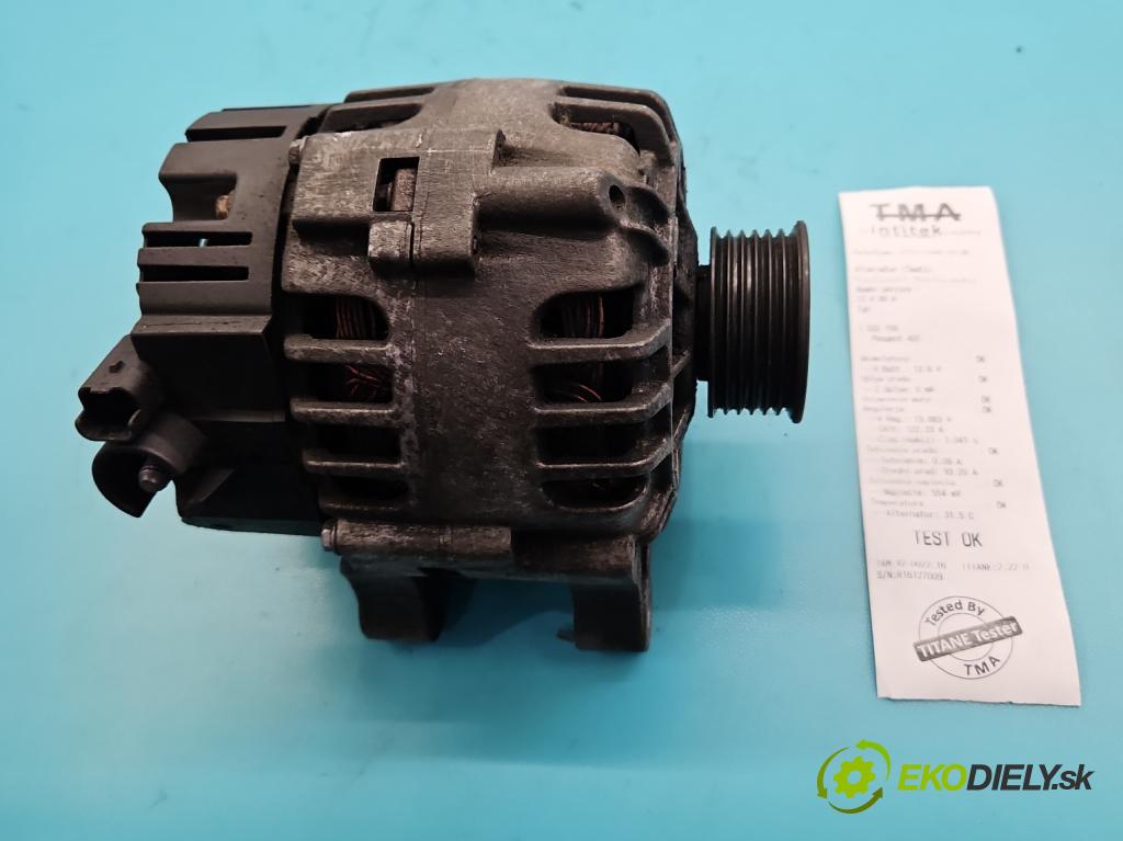 Peugeot 407 1.8 16V 116 HP manual 85 kW 1749 cm3 4- Alternator 9642880180 (Alternátor)